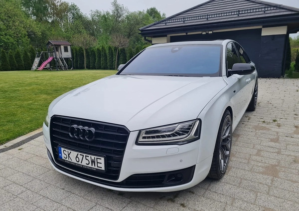 Audi A8 cena 165000 przebieg: 114000, rok produkcji 2015 z Katowice małe 191